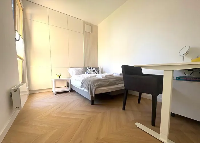 公寓 Baltic White Diuna Supernovi 格丁尼亚